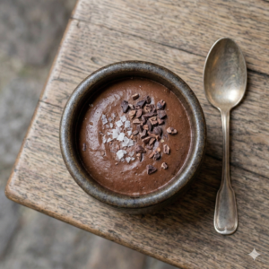 mousse au chocolat noir grand cru